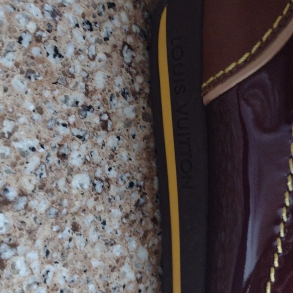 Authentic Beautiful, LV sneakers leather.